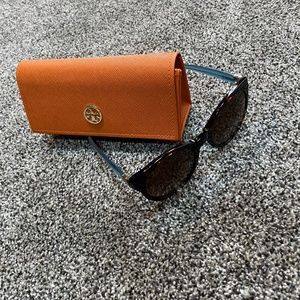 Authentic Tory Burch sunglasses and case